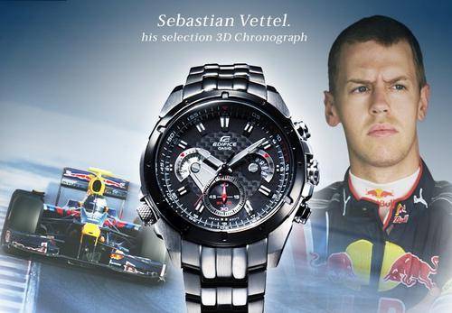 Other Watches - Casio Edifice 'Sebastian Vettel' Chronograph Carbon Fiber Men's Watches EF-535SP 