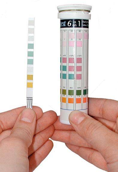 6 in 1 aquarium test strips