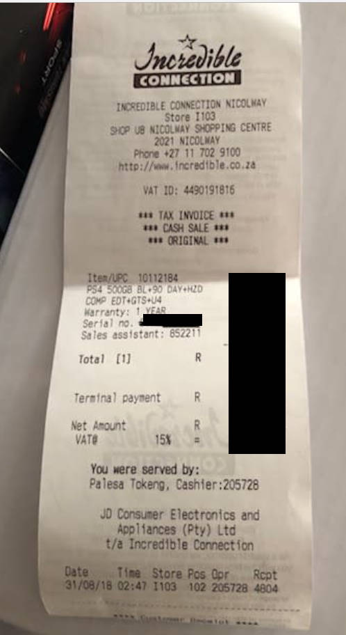 ps4 price at incredible connection