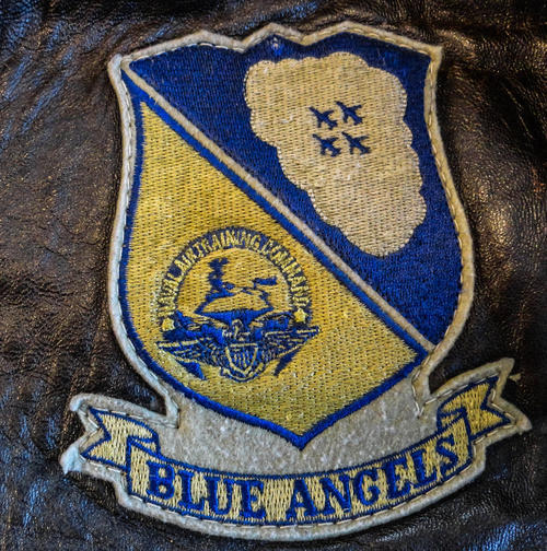 Kit - Authentic Blue Angels Avirex Bomber jacket for sale!!! was sold ...