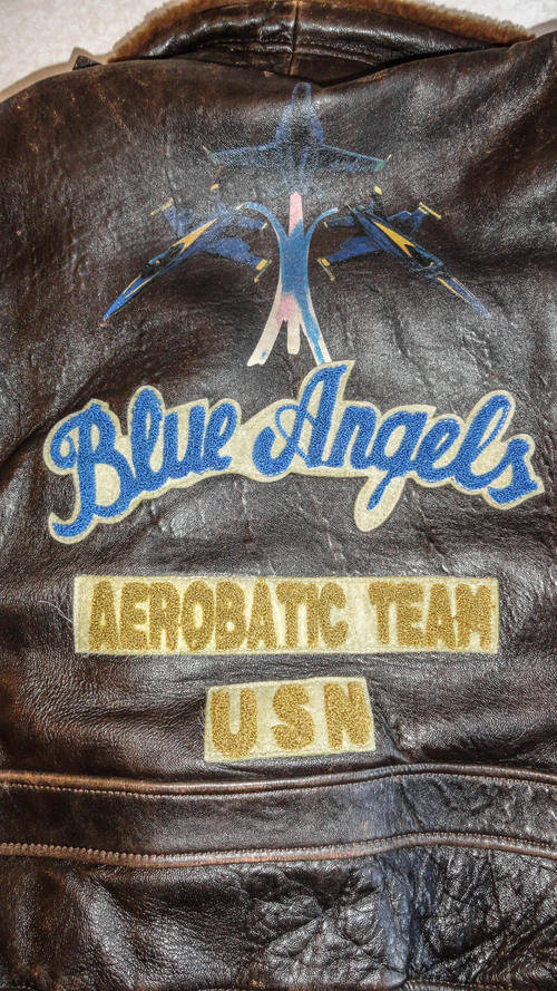 Kit Authentic Blue Angels Avirex Bomber jacket for sale!!! was sold
