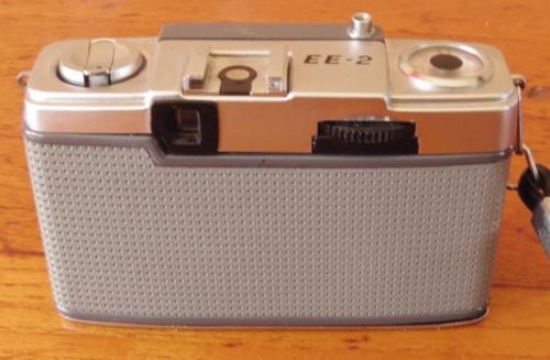 Vintage Olympus Pen EE-2 camera with leather bag