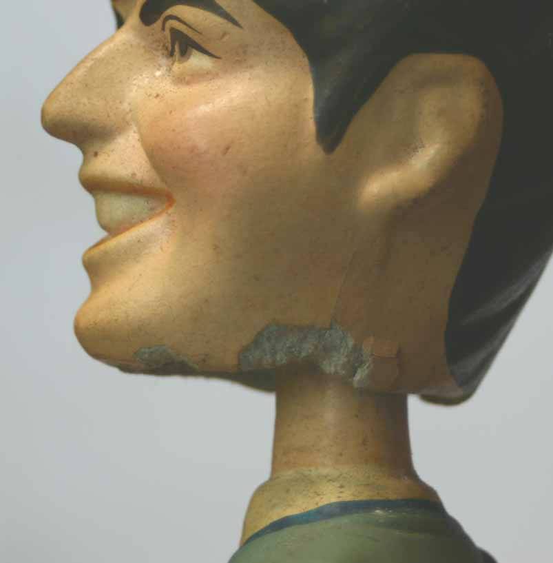 Porcelain & Ceramic BEATLES "BOBBLEHEAD" FIGURINES was sold for