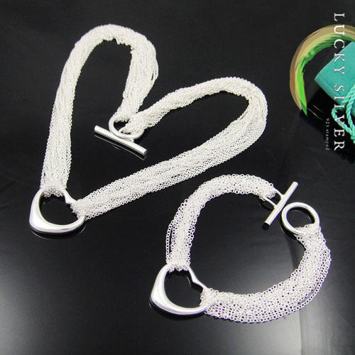 .925 sterling silver jewellery sets