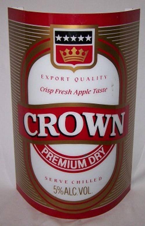 Bar Accessories Picking Finds Crown Cider Bar Light 49.5cm x 31cm x