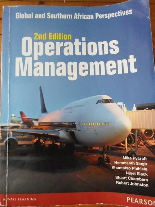 Business Amp Management Sciences Book Operations