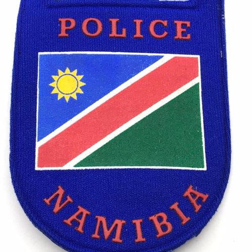 International Badges & Insignia - Namibia Police Force Shoulder Flash ...