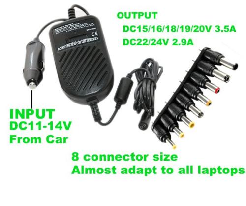 USB Phones & Peripherals - UNIVERSAL NOTEBOOK LAPTOP CHARGER FOR CAR