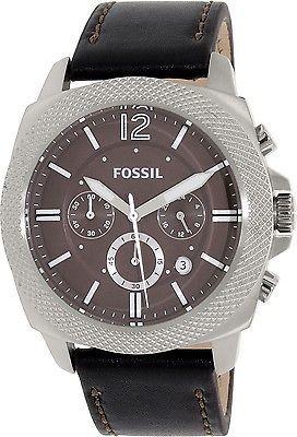 fossil men's watches silver