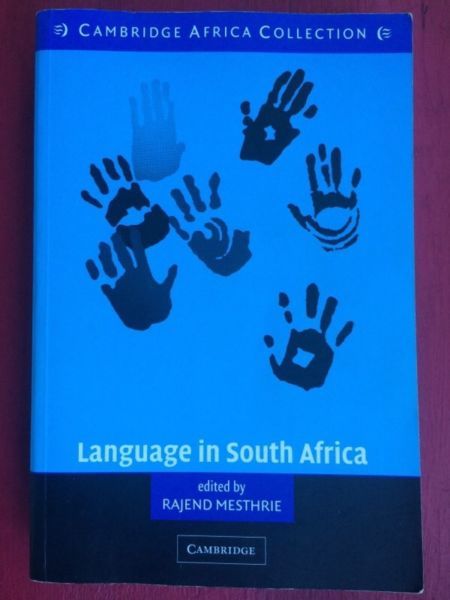by　Language　in　for　(ID:590409446)　Mesthrie,　Press　Books　Cover　Aug　at　Cambridge　listed　University　on　in　Studies　R390.00　House　Soft　11:31　Blue　Africa　Language　Napier　was　South　Rajend　10