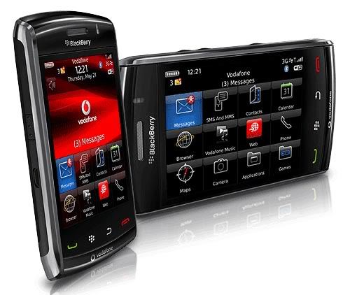Black Blackberry Storm Smartphone 