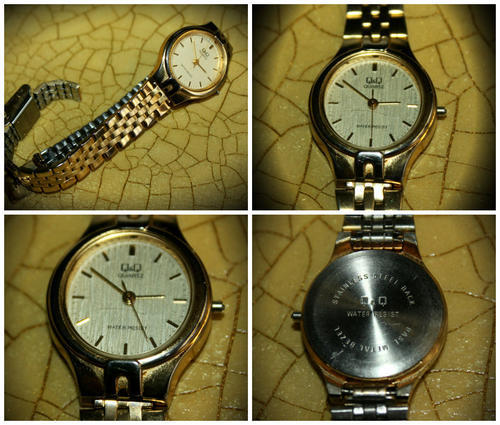 Reloj q&q cheap base metal bezel