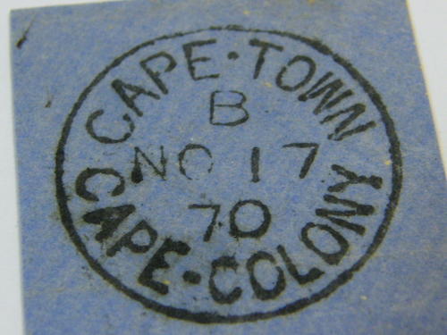 Cape Colony 1870 Postmark - very clear - 17 November 1870 - SCARCE