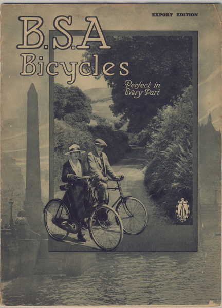 Vintage B.S.A Bicycles catalogue 1924 First export edition