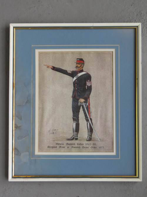 Other Militaria - Victoria Mounted Rifles 1862-88 Sergeant Major in ...