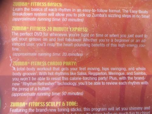 Other Gym Exercise Zumba Fitness Set Weights DVD Ex