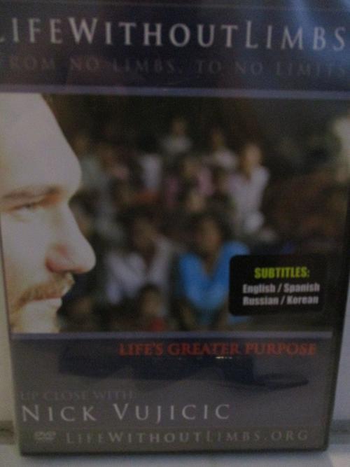 Movies - DVD - Life without Limbs up close with Nick ...