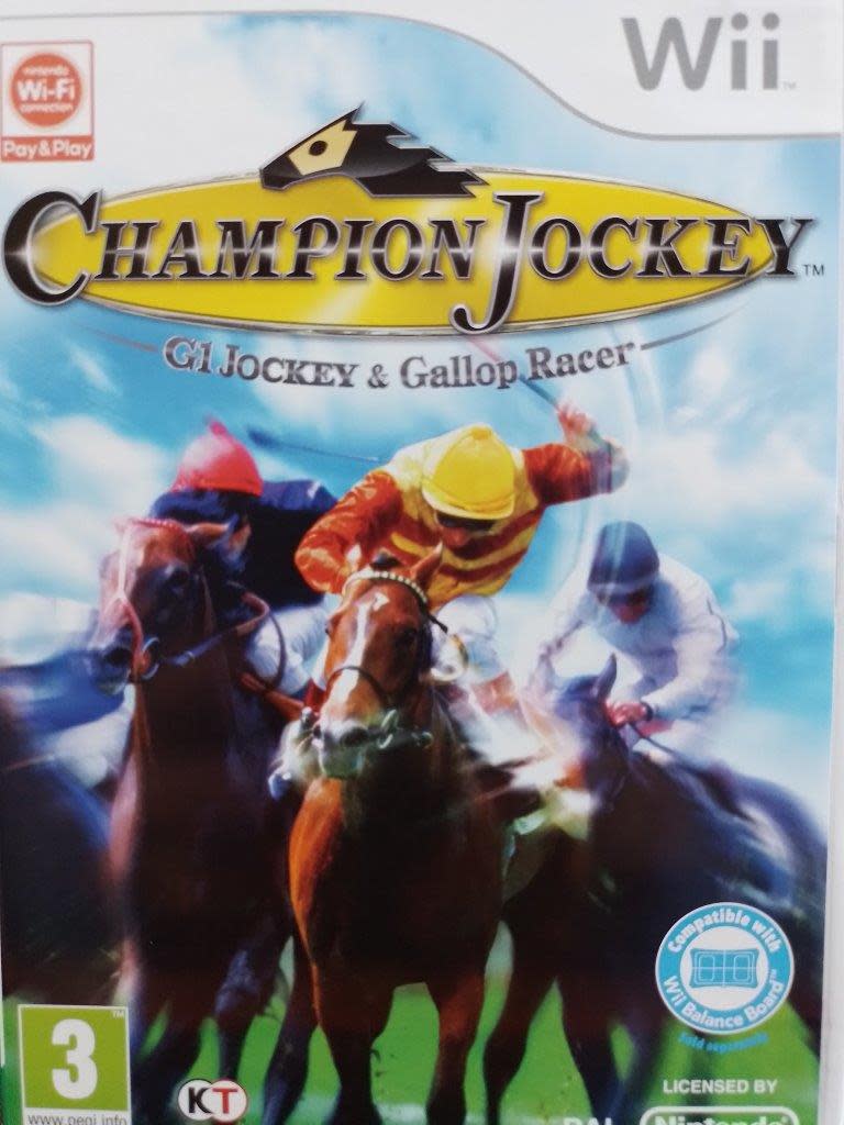 Games - Wii - Champion Jockey G1 Jockey & Gallop Racer (Wii Balance ...