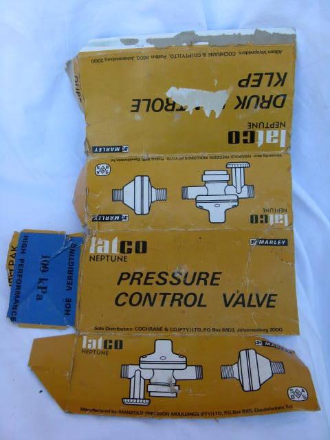 Other Plumbing - LATCO : NEPTUNE : PRESSURE CONTROL VALVE : 100 kPa ...