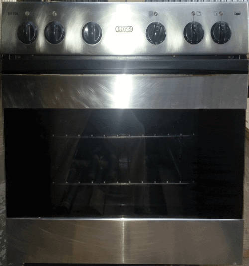 Hobs, Stoves & Ovens Defy Slimline 600 SSU Oven and Hob (Silver) was