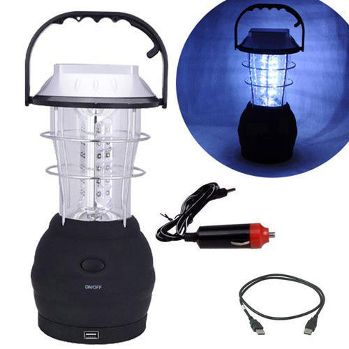 5 in 1 rechargeable 36 Hand Crank mobile Solar Lantern