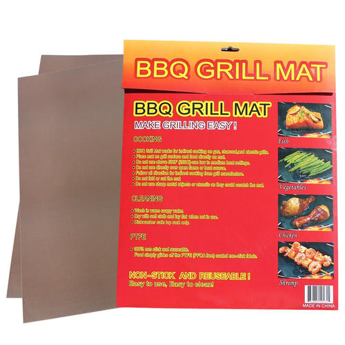 Set of 2 Reusable Barbeque/Grill Mats