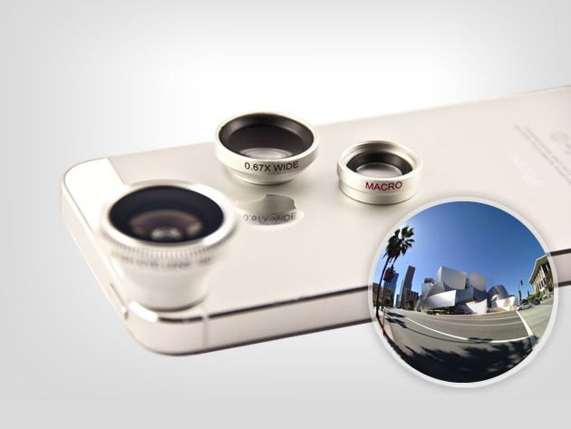UNIVERSAL 3-IN-1 LENS CLIP FOR IPHONE AND SMARTPHONES