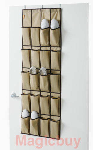 Over the door shoe organizer  Over the door shoe organizer. 16 pockets for 8 pairs of shoes. 