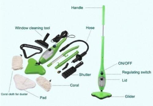 H20 MOP X5, MULTI-FUNCTIONAL 5 IN 1 STEAM CLEANER