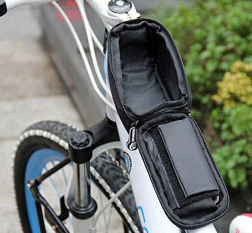 BICYCLE FRAME WATERPROOF BAG FOR CELL PHONE (MEDIUM)
