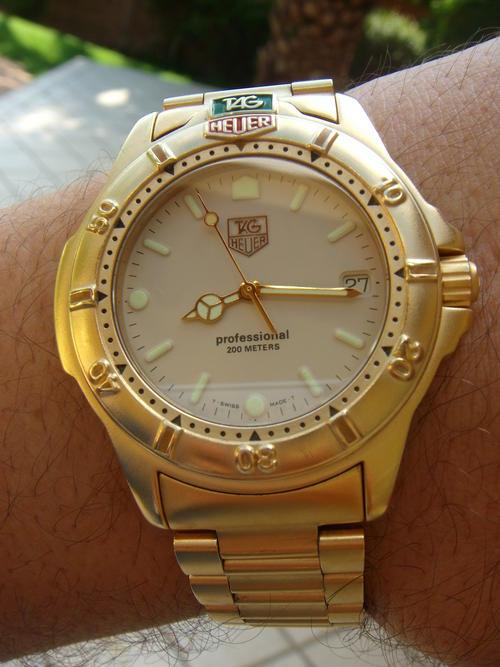 Men s Watches TAG HEUER GOLD MINT MINT PROFESSIONAL NO