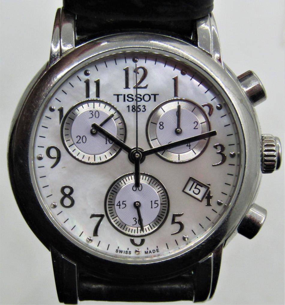 TISSOT Dress Sport Chronograph Mother of Pearl REF T050217A