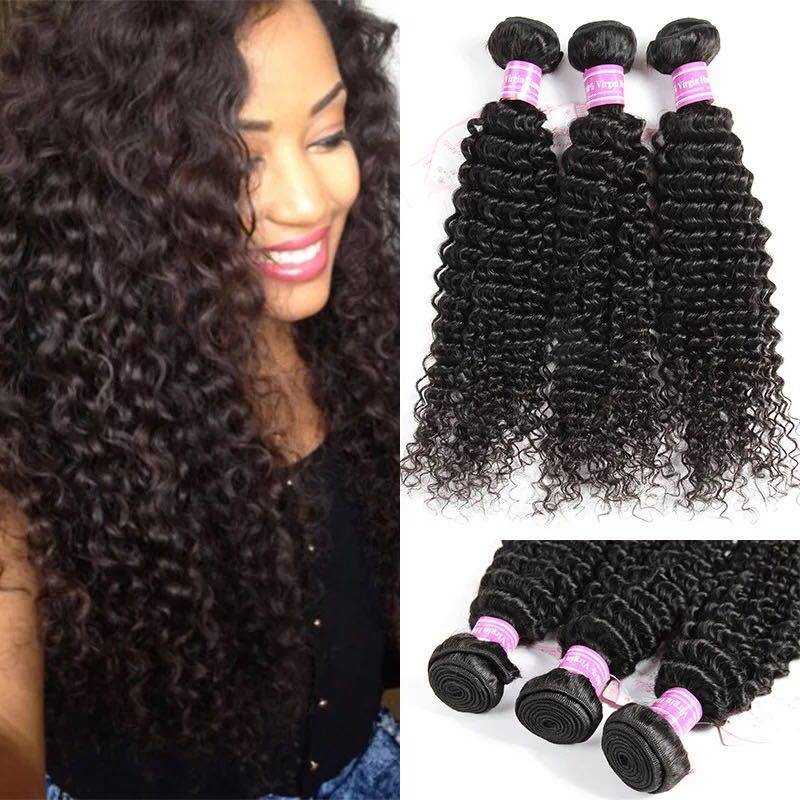Human Hair Peruvian Hair Virgin Hair Loose Wave Hair Weave 3