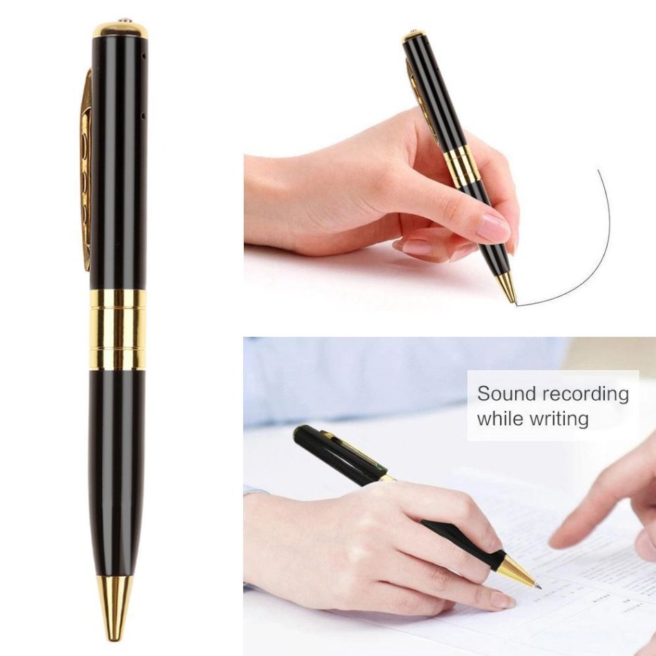 audio spy pen with removable battery
