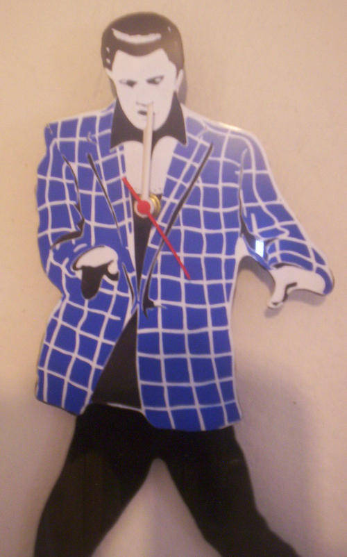 Other Antiques & Collectables DELITONE "ROCKING ELVIS" CLOCK 36cm