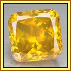 1.77ct Fancy Yellow Diamond