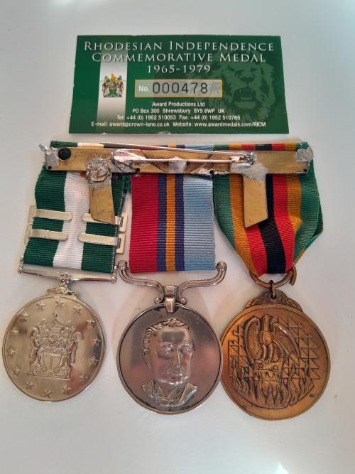 Rhodesia - Rhodesian Independence Full Size Commemorative Medal Set for ...