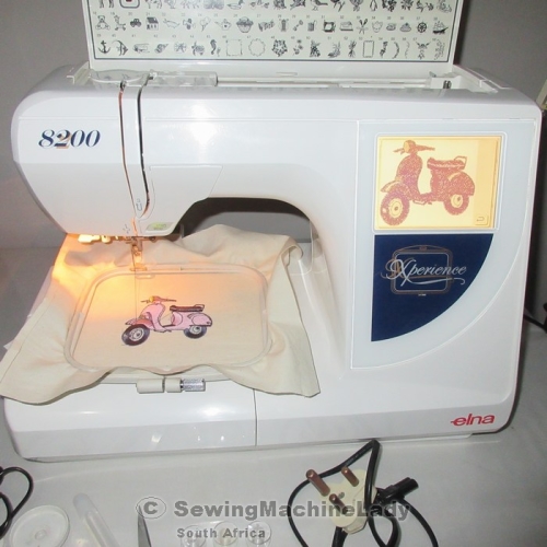 Embroidery Machines - ELNA 8200 EMBROIDERY MACHINE + FREE TRANSFER CARD ...