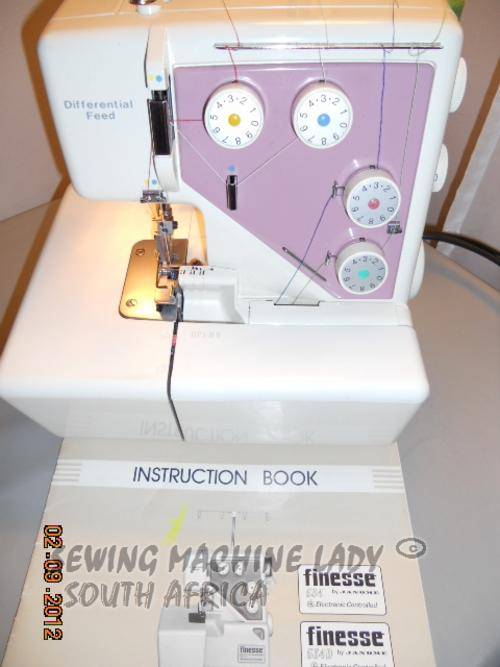 Sewing Machines & Overlockers JANOME FINESSE 534D OVERLOCKER was sold