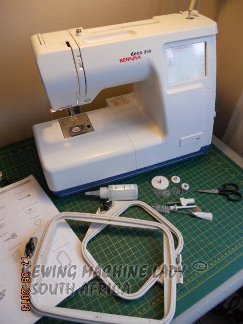 Embroidery Machines - BERNINA DECO 330 EMBROIDERY MACHINE + laptop was