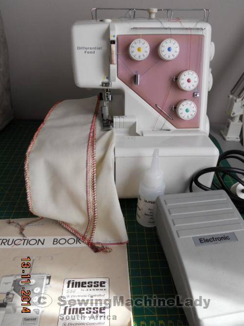 Sewing Machines & Overlockers JANOME FINESSE 534D OVERLOCKER was sold
