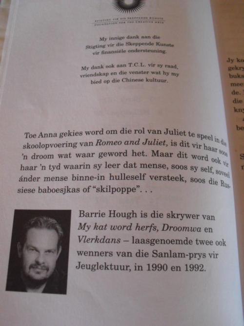 Afrikaans Fiction - Skilpoppe - Barrie Hough (10 de druk 2005) was sold ...