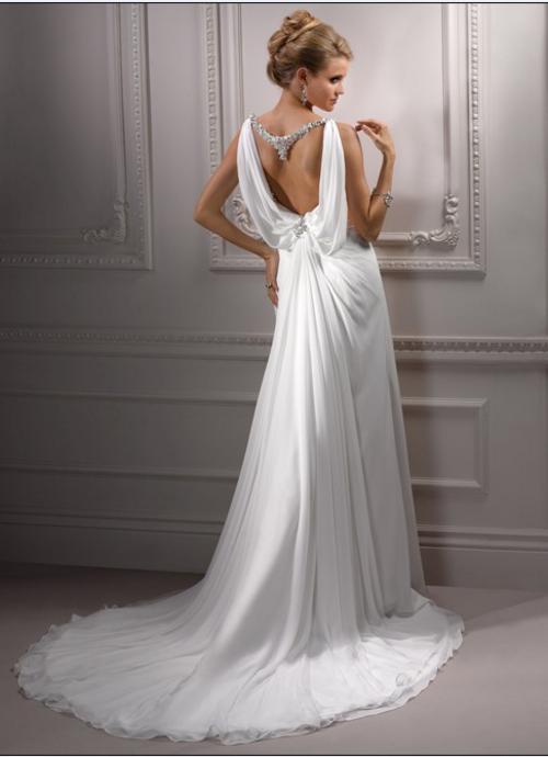 Wedding Dresses - !!!Great Prices!!! Diamante and Draped Back Detail ...