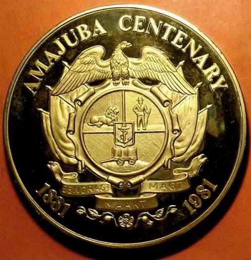 Medallions - Kruger Amajuba Huge Medal - Centenary of the Battle of ...