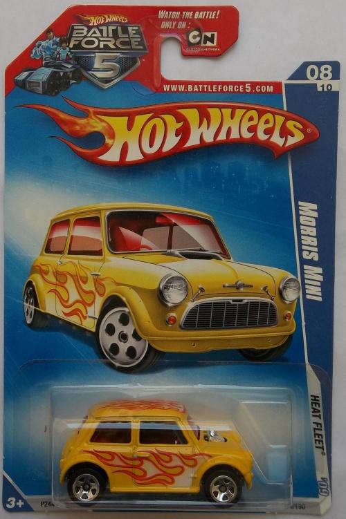 Models Hot Wheels Heat Fleet Morris Mini Cooper Hotwheels Sealed
