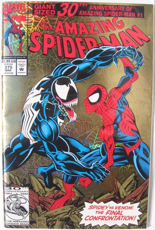 Comic Books - The Amazing Spiderman #375 Comic HOLOGRAM COVER MARVEL ...