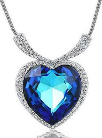 Titanic Heart of the Ocean Necklace
