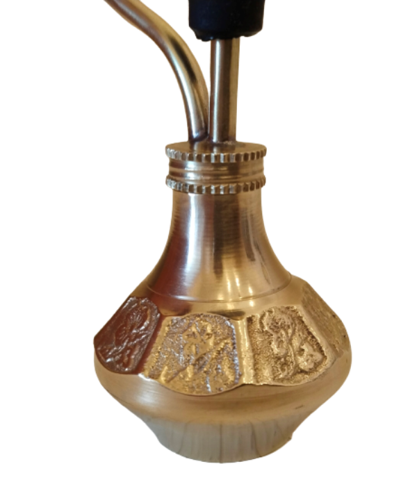 Brass BRASS HOOKAH PIPE MINIATURE DECORATIVE ORNAMENT for sale in