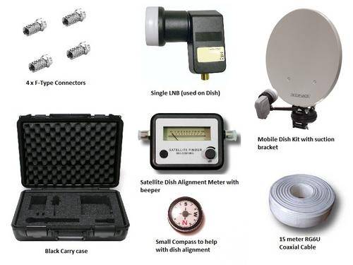 Satellite TV Splitters & Switches Mobile / Portable Camping Satellite