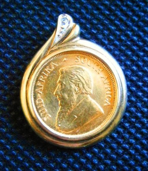 Other Krugerrands 1994 Kruger Rand 1 10 Oz Pendant for Sale was